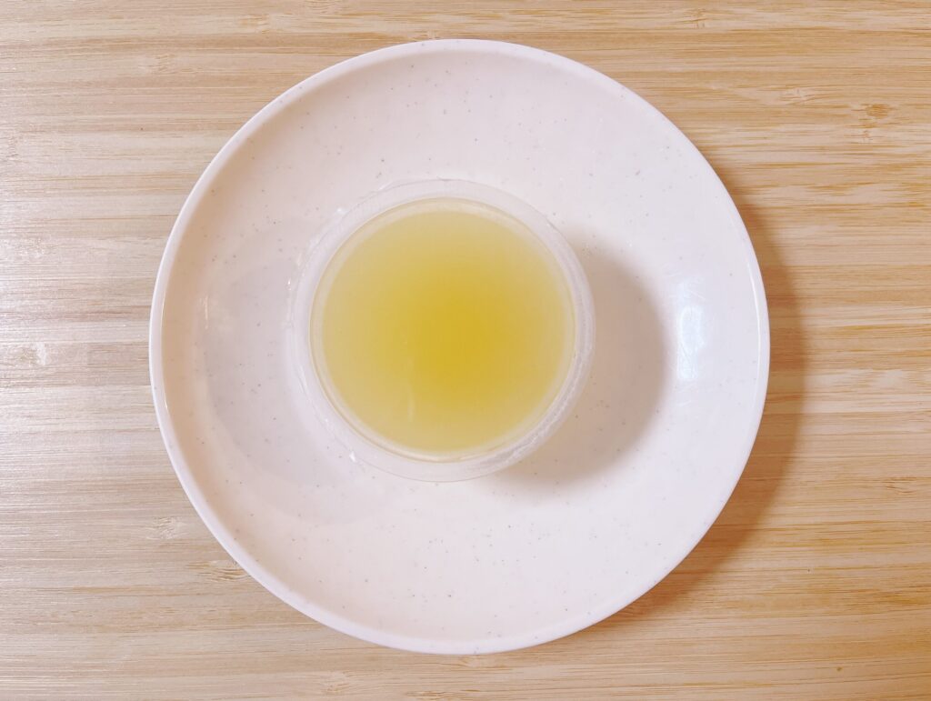 りんご味 真上から